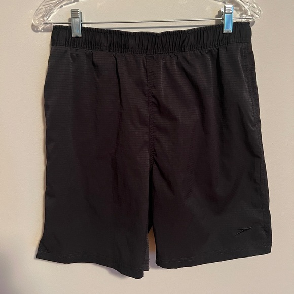 Speedo Ripstop Tech Volley short swim trunk. Men’s M black UPF 50+ - Picture 3 of 11